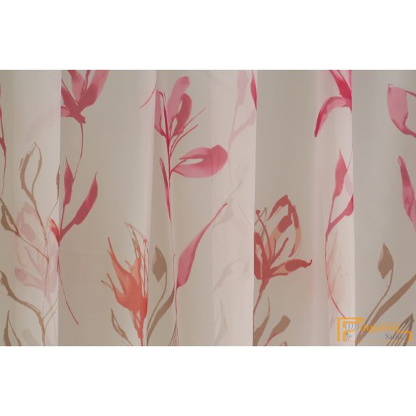 (2 szín) Flamingó virágos fényáteresztő-5227-02-Rózsaszín