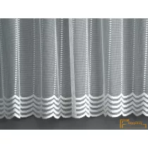   (2 szín 2 méret) 6626 Jacquard fényáteresztő függöny-Fehér 180