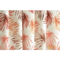   (6 minta) Celtic-Ibiscus-bézs alapon korall színű pálmalevél