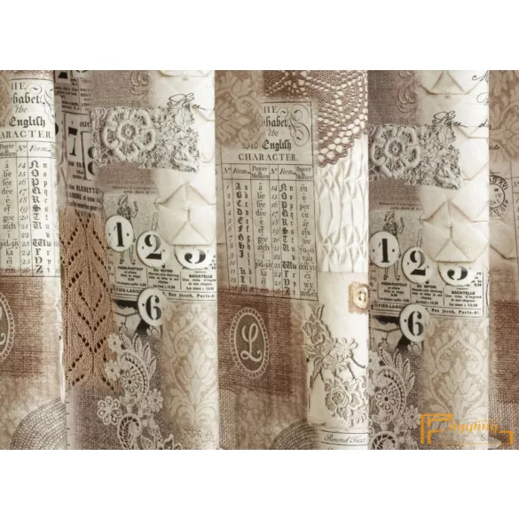 (4 minta) Celtic-Mercera-cappuccino alapon vintage minta