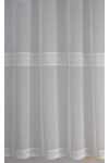Két sorban hímzett voile függöny - 290cm