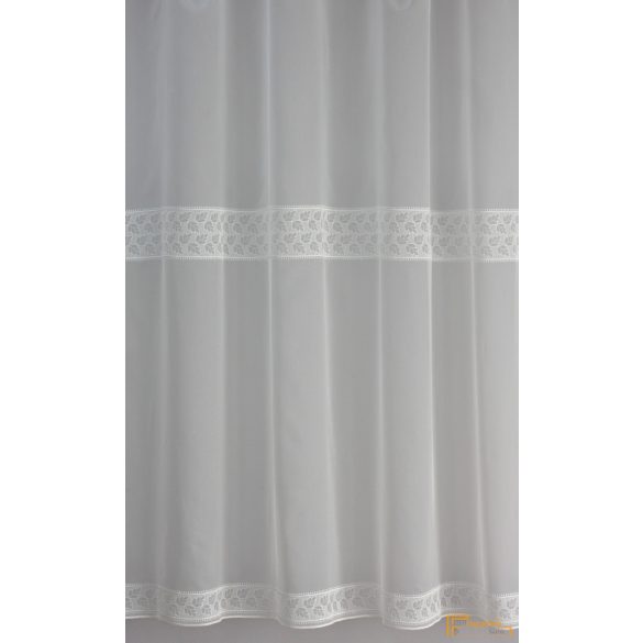 Két sorban hímzett voile függöny - 290cm