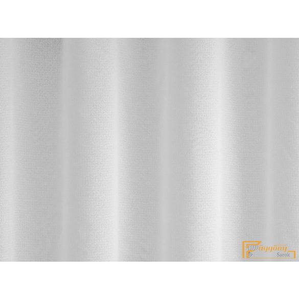 (7 szín) ILSE natúr hatású voile függöny 320 cm - Fehér