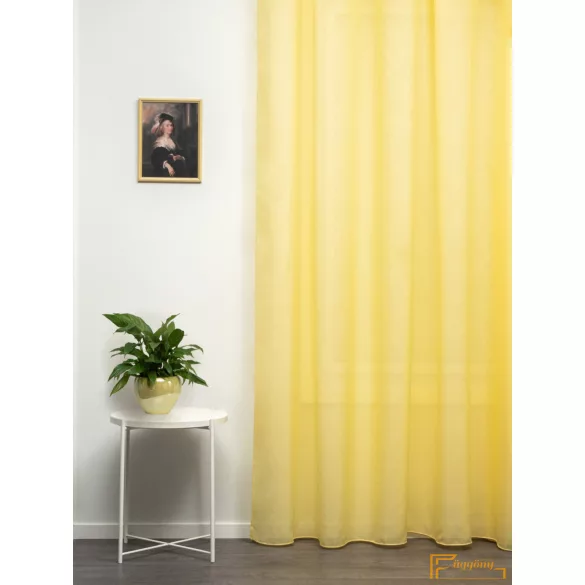(7 szín) ILSE natúr hatású voile függöny 320 cm - Arany