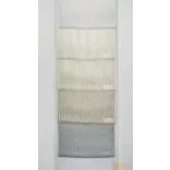(5 szín) JARKA jacquard szövésű voile - Ezüst