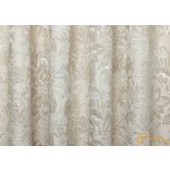 (6 szín) Meteora 3D mintával készült sötétítő függöny.305 cm. Bézs alapon bézs virág minta