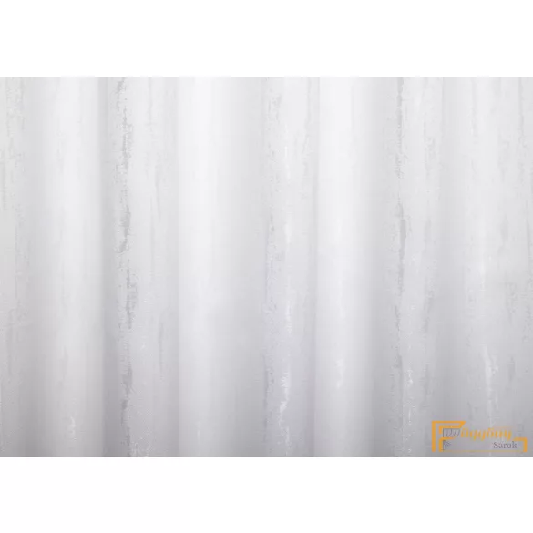 (8 szín) Mora koptatott hatású, jacquard szövésű dekor függöny - Fehér - 275cm