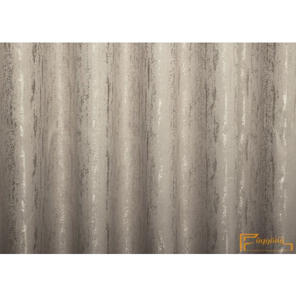 (8 szín) Mora koptatott hatású, jacquard szövésű dekor függöny - Homok - 275cm