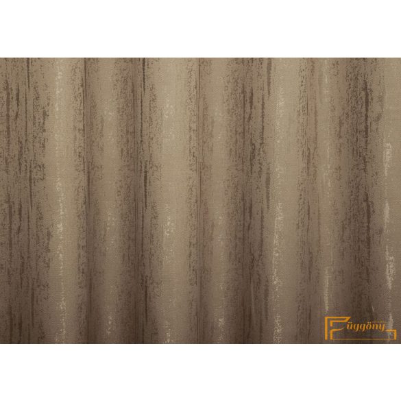 (8 szín) Mora koptatott hatású, jacquard szövésű dekor függöny - Cappuccino - 275cm