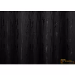 (8 szín) Mora koptatott hatású, jacquard szövésű dekor függöny - Fekete - 275cm