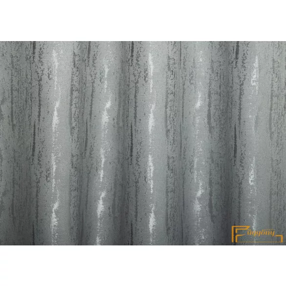 (8 szín) Mora koptatott hatású, jacquard szövésű dekor függöny - Ezüst - 275cm