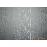 (8 szín) Mora koptatott hatású, jacquard szövésű dekor függöny - Ezüst - 275cm