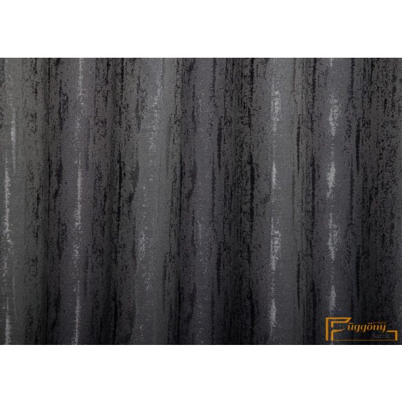 (8 szín) Mora koptatott hatású, jacquard szövésű dekor függöny - Sötétkék - 275cm
