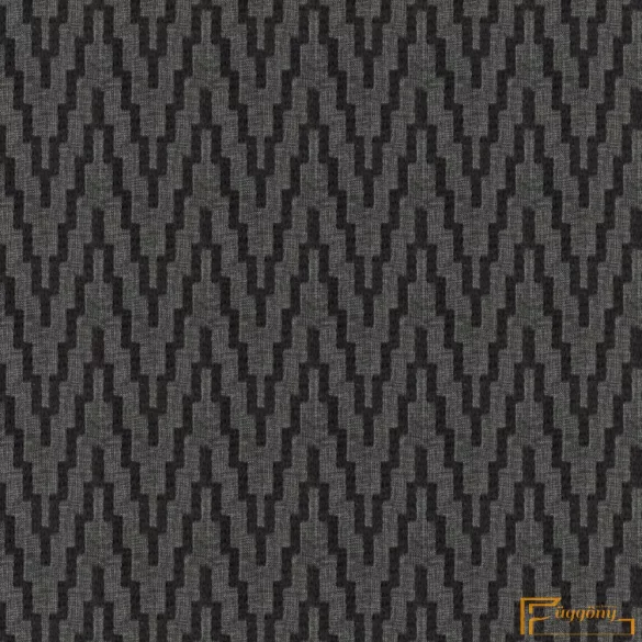 (11 szín) Kültéri textil OUT Running -Platina fekete absztrakt mintás - 03