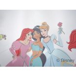 Disney hercegnős voile függöny. 180-02