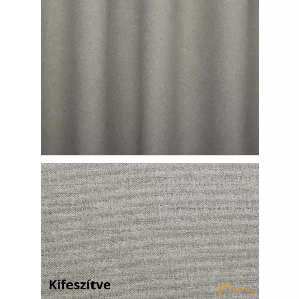 (20 szín) Lángmentes Black out függöny - Rodrigo 300cm - Közép szürke