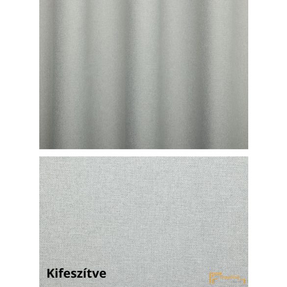 (20 szín) Lángmentes Black out függöny - Rodrigo 300cm - Világos kékes szürke