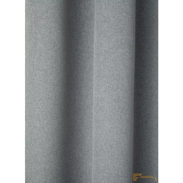 (20 szín) Lángmentes Black out függöny - Rodrigo 300cm - Közép szürke-kékes