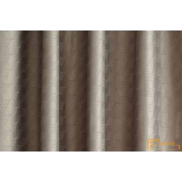 (16 szín) Kétoldalas lágy esésű sötétítő függöny. Tamarix -11 Lilás-ezüst rombuszmintás