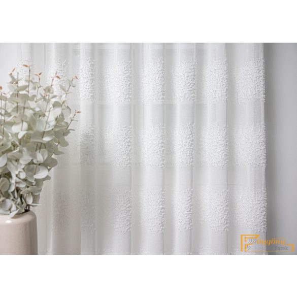 (3 szín) Taylor fújt mintázatú selyem organza - Krém -300cm