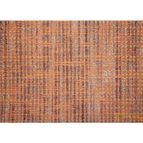 (6 szín) PASCAL dekor függöny - Szövött mintás terrakotta-320cm