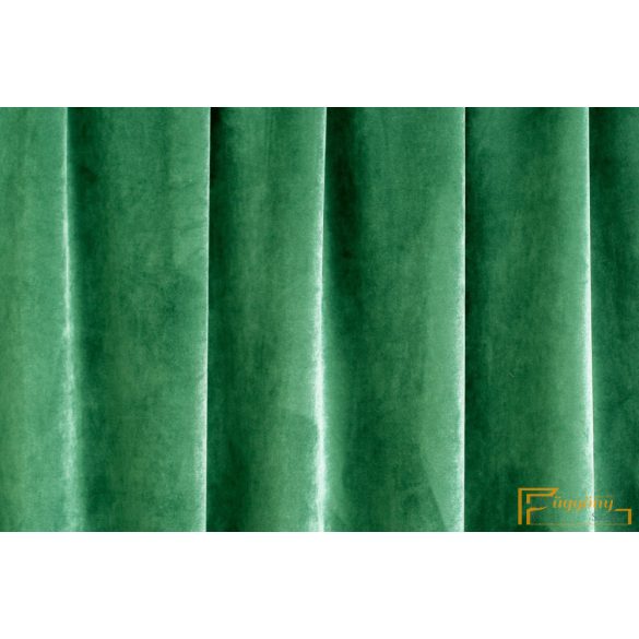 (37 szín) Savaria plüss dekorációs függöny-Fű-zöld