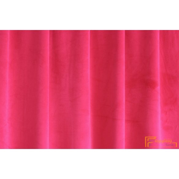 (37 szín) Savaria plüss dekorációs függöny-Fukszia 2
