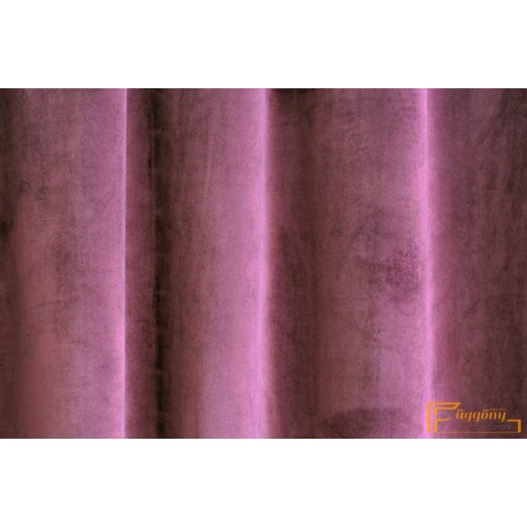 (37 szín) Savaria plüss dekorációs függöny-Sötétlila
