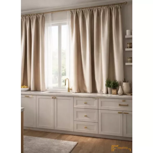 (12 szín) Árdy 100% blackout függöny 04 Tejeskávé 280 cm