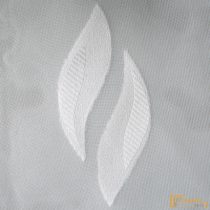   (2 méret 3 szín) Levélmintás sherly voile függöny-180-fehér