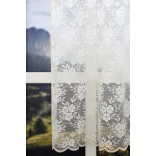 (2 méret) Ekrü jacquard fényáteresztő függöny R-6815/280cm