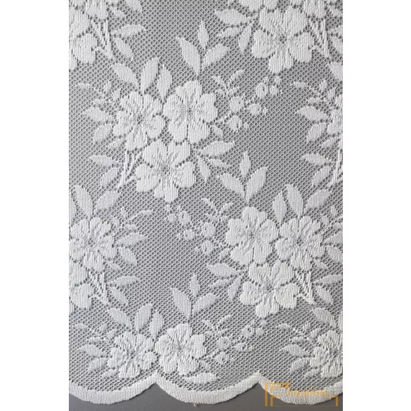(2 méret) Ekrü jacquard fényáteresztő függöny R-6815/280cm