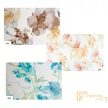 R - Floral/150 -3 SZÍN- virágmintás nyomott dekor ( Oxford )