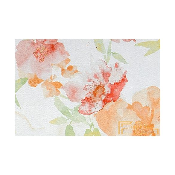 R - Floral/150 -3 SZÍN- virágmintás nyomott dekor ( Oxford )