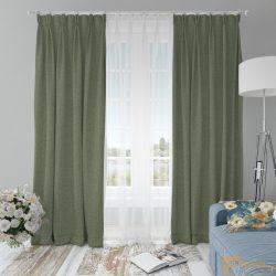   (8 szín) Sunstopper üni 100 % black out függöny 280 cm- Moha