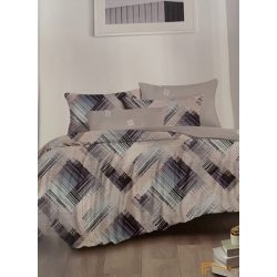 7 részes pamut kocka mintás ágyneműhuzat szett - Alex2