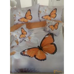 3D Pillangó mintás 3 részes ágyneműhuzat szett - 1
