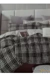 7 részes kockás flanel ágyneműhuzat szett - Oti 3