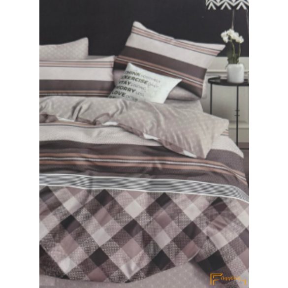 7 részes pamut kocka mintás ágyneműhuzat szett - Alex7