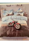 3D ágynemű motoros 3 részes - Fekete motoros