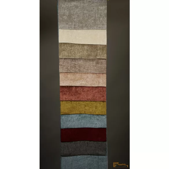 (9 szín) Belfort 310 cm széles dekor és sötétítő függöny  - Meggy piros