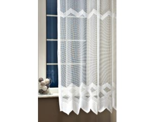 Függöny Függöny Sarok PRÍMA voile 01 fehér 220 cm + ózs fényáteresztő függöny