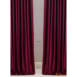 Bársony függöny - Gránátalma 280cm