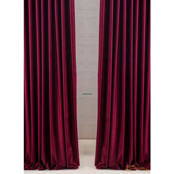 Bársony függöny - Gránátalma 280cm