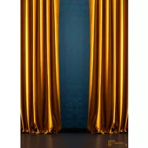 Bársony függöny - Mustár 280cm