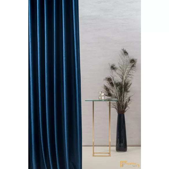 Bársony függöny - Indigó 280cm