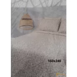 (2 szín 2 méret) Ferrara ágytakaró 160*240 cm - Cappuccino