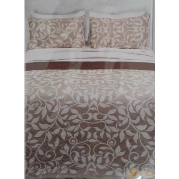 (2 szín 2 méret) Salerno ágytakaró 160*240 cm - Cappuccino
