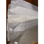 (5 szín) Nizza hálókötött függöny -Cappuccino - 300cm